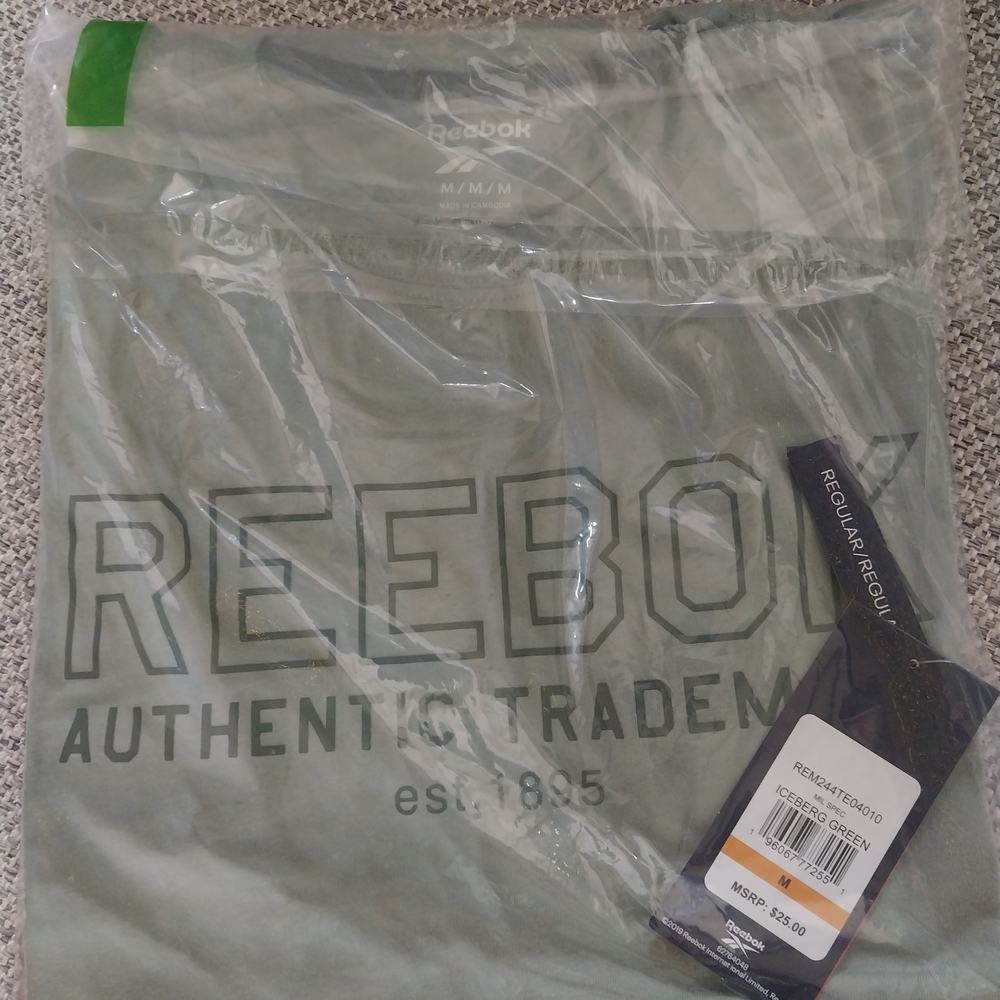 *NEW SEALED BAG* Reebok Men's Mil Spec Short Sleeve Athletic T-Shirt